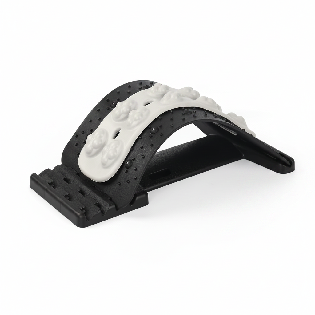 Back Stretcher with Acupressure Massage Beads on white background